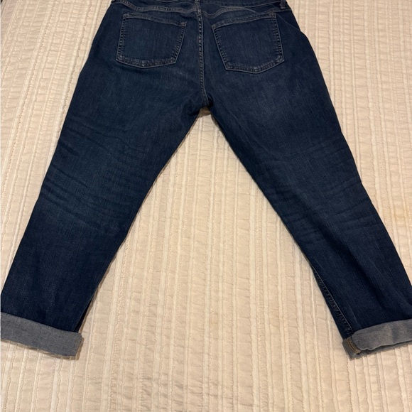 Banana Republic Dark Blue Girlfriend Jeans - Picture 4 of 6